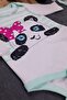 Panda Printed Baby Girl 3 Piece Set - 2
