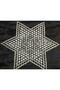 1 Piece Pulley Work Beaded Star Napkin Lace Tsrm22-1