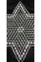 12 Piece Hoop Work Beaded Star Napkin Lace Tsrm23-12 - 2