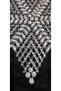 1 Piece Pulley Work Beaded Star Napkin Lace Tsrm25-1 - 3