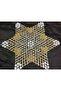 منديل بكرة مطرز بنمط نجمة مكون من 6 قطع - دانتيل Tsrm29-6