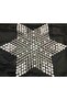 Bead Detailed Pulley Star Napkin - Lace Tsrm30-1