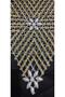 Bead Detailed Pulley Star Napkin - Lace Tsrm43-1 - 3