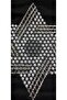 6 Pieces Pulley Work Beaded Star Napkin Lace Tsrm16-6