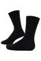 Premium 6-Pack Stitch-Free Transitional Bamboo Men's Socks - Navy Blue - 4