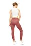 High Waist Ribbed Leggings / Ribbed Dusty Rose Leggings - 2