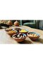 Set of 6 Natural Glazed Snack Bowls and Sauce Bowls - 2