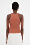 Kiremit Basic Fitilli Triko Bluz TWOSS21BZ0090 - 2