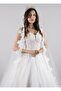Wedding Dress Veil with French Lace and Comb Height 210 cm Width 300 cm - 2