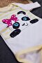Panda Printed Baby Girl 3 Piece Set - 2