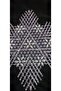 Beaded Star Pattern Pulley - 3 Piece Lace Napkin Tsrm26-3 - 2