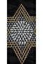 3 Piece Pulley Work Beaded Star Napkin Lace Tsrm27-3 - 2