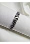 Zigzag Model Hematite Natural Stone Smoked Look Men's Bracelet Unisex