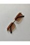 Brown Gold Square Glasses - 2