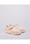 S10271 Tobby Solid Marfıl Kids Sandals Igr079
