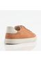 Genuine Leather Salmon Women's Sports Shoes - 3