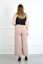 Women's Mink Ayrobin Fabric Standard Size Trousers with Elastic Waist - 4