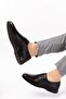 Genuine Leather, Orthopedic, Summer, Leather Laceless, Classic Shoes - 2
