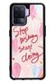 Oppo Reno 5 Lite Pink Motto Design Glossy Phone Case