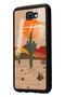 Glossy Phone Case for Samsung J7 Prime Retro Cactus Sun Design - 2
