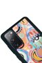 Samsung S20 Fe Glossy Phone Case with Watercolor Retro Eye Design - 3