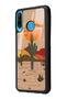 Huawei P20 Lite Glossy Phone Case with Retro Cactus Sun Design - 2
