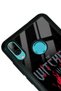 Huawei Y7 (2019) Glossy Phone Case with Witcher 3 Fire Design - 3