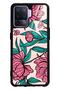 Oppo Reno 5 Lite Glossy Phone Case with Fuchsia Floral Design