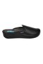 9932-8 Z Comfort Front Closed Black Women's Slippers - 2