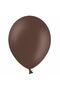 20 Pieces Plain Matte Pastel Brown Balloon 12 Inch Brown Color - 2