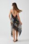 Ays Home Fashion Leopard Pattern Black Beach Dress - 6