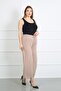 Women's Mink Ayrobin Fabric Standard Size Trousers with Elastic Waist - 2