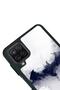 Samsung A12 White Batman Design Glossy Phone Case - 3