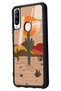 General Mobile Gm 20 Pro Retro Cactus Sun Design Glossy Phone Case - 2