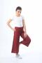 Girl's Flare Leg Elastic Waist Plain Comfortable Trousers