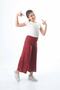 Girl's Flare Leg Elastic Waist Plain Comfortable Trousers - 4