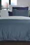 Double Blue Duvet Cover Set - Man Cotton Satin 300 Tc V3 - 2