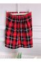 Kidsabu Mini College Plaid Girls' Red Checkered Skirt - 2