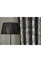 Background Curtain Bush Pattern Gray Without Pleats - 2