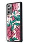 Samsung Note 20 Glossy Phone Case with Fuchsia Floral Design - 2
