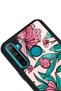 Oppo Realme 5I Glossy Phone Case with Fuchsia Floral Design - 3