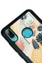Huawei Y7 (2019) Glossy Phone Case with Retro Leaf Design - 3