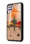 Huawei P40 Lite Glossy Phone Case with Retro Cactus Sun Design - 2