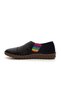 Women's Laser Flat Leather Comfort Shoes - 5