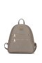 Gray Print Women's Backpack 05PO22Y1577 - 2