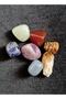 Chakra Stone 7 Pieces, Natural 7 Chakra Stones, Meditation Chakra Stone Set 7 Different Drums Natural Stone
