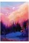 Sky Painting Wooden Poster Decorative