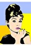 Audrey Painting Wood Poster Decorative