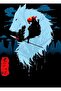 Wolf Painting Wooden Poster Decorative