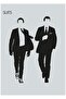 Suits Table Wooden Poster Decorative